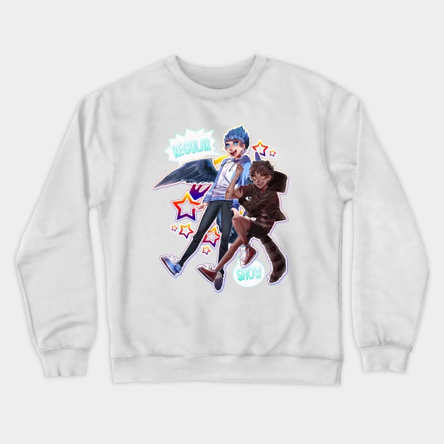 Regular Show - Nerd Team Crewneck Sweatshirt by bekkie